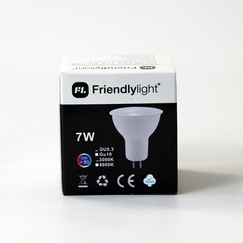 Лампочка Friendlylight MR16 GU5.3 7W 110° 4000K FL0505