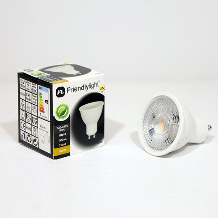 Лампочка Friendlylight MR16 GU10 7W 36° 3000K FL0521