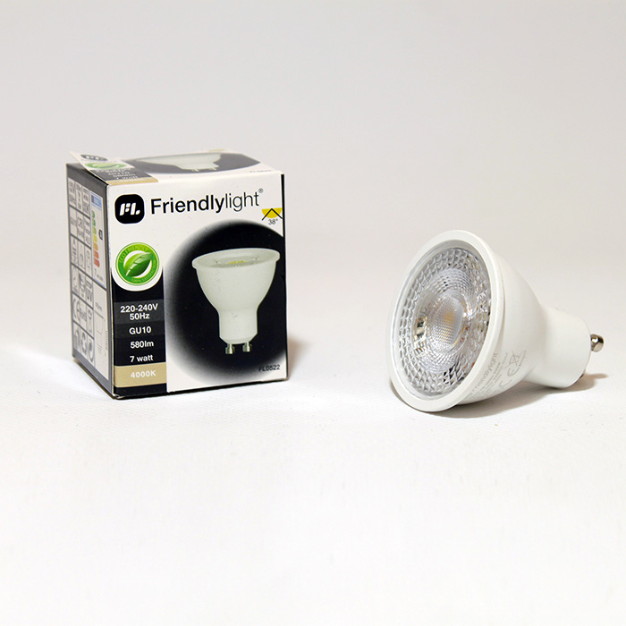Лампочка Friendlylight MR16 GU10 7W 36° 4000K FL0522