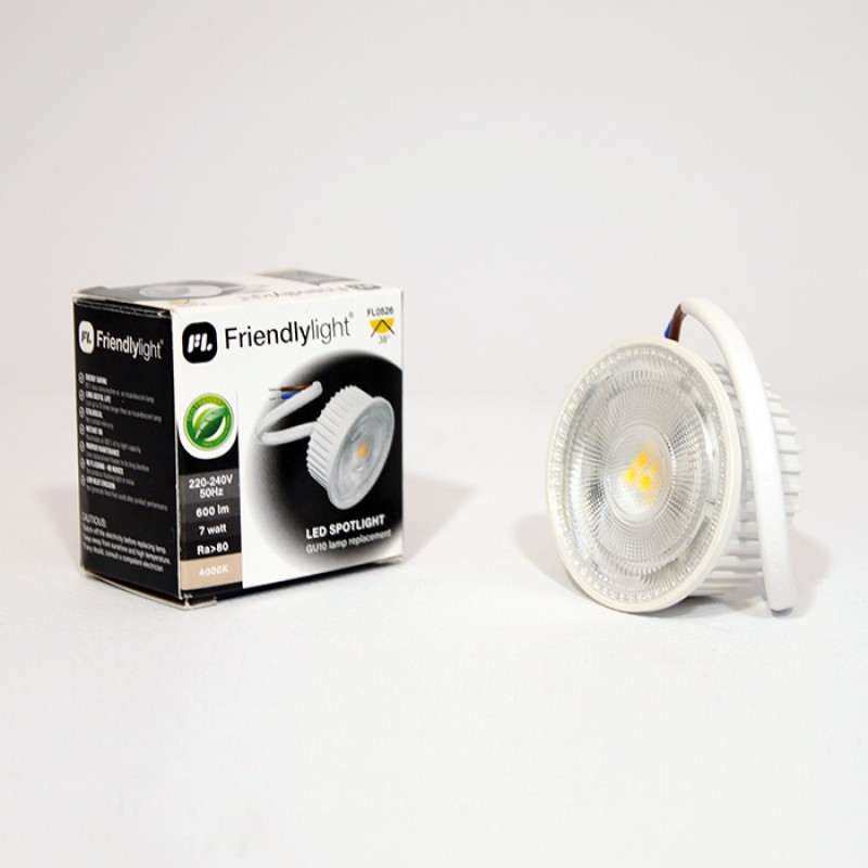 Лампочка Friendlylight LED модуль 7W 38 ° 4000K FL0526
