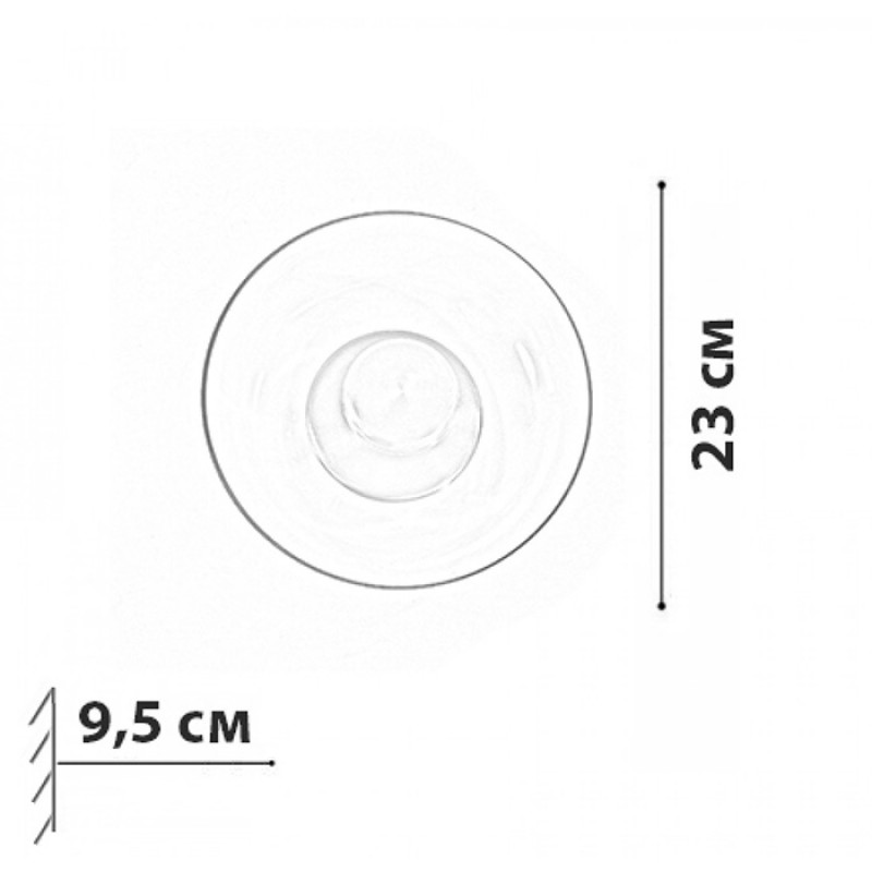 Бра - Friendlylight Jellyfish WL Amber BK FL4124