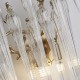 Бра - Searchlight 10425-2GO Heritage 2L Wall Light, Gold Metal и Clear Glass Drops