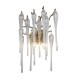 Бра - Searchlight 10425-2GO Heritage 2L Wall Light, Gold Metal и Clear Glass Drops