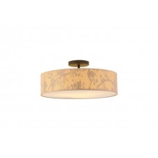 Люстра - Searchlight 47810NA Isla 3Lt Flush Recycled Paper Shade and Black Metal