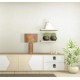 Настольная лампа Searchlight EU47811NA Isla 1Lt Table Lamp, Recycled Paper and Black Metal