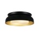 Люстра Searchlight 23122BGO Kendal 2Lt Flush, Black & Gold Metal with Frosted Diffuser