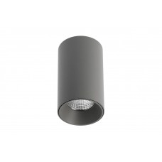 Накладной точечный светодиодный GTV LD-PRM10WS-NB PRIME, 10Вт, 4000К, 1000Лм, 36°, Ra80/1В, IP20, IK08, серый