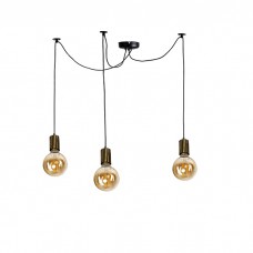 Люстра Atmolight 1802230 Spider-3 Black/BrushGold