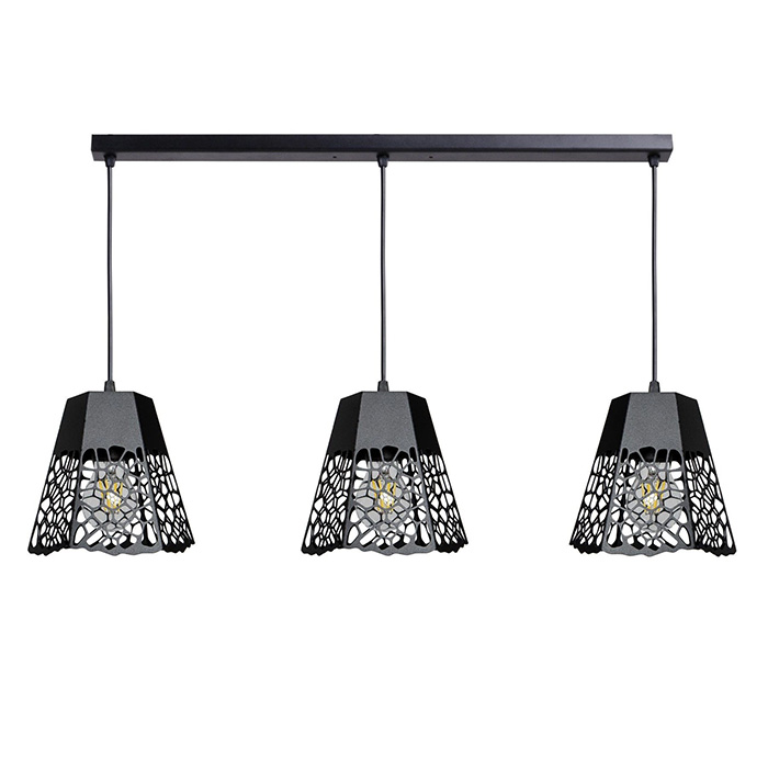 Подвесной светильник Atmolight 1341211 Floret C170-660-3 Black