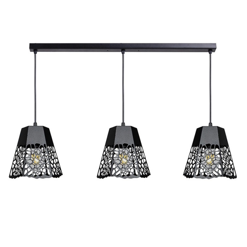 Подвесной светильник Atmolight 1341211 Floret C170-660-3 Black