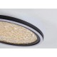Стельовий світильник Searchlight 31908-300GO Luna LED Flush, Sand Black Metal & Gold Plastic Diffuser, 21 Вт, 1001 лм, 3000К