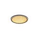 Стельовий світильник Searchlight 31908-400GO Luna LED Flush, Sand Black Metal & Gold Plastic Diffuser, 32 Вт, 1438 лм, 3000К