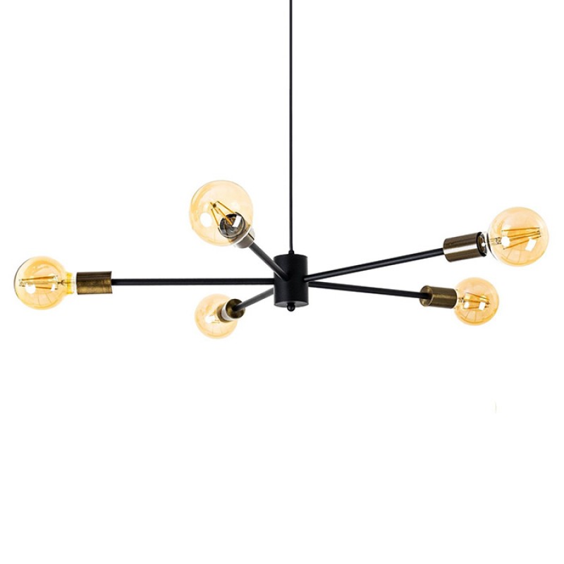 Люстра Atmolight 1861530 Star P 5 840/320 Black/BrushGold