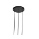 Подвесной светильник, люстра Nordlux 2410473003 Tilo GU10 3x15W IP20 черный