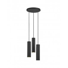Подвесной светильник, люстра Nordlux 2410473003 Tilo GU10 3x15W IP20 черный
