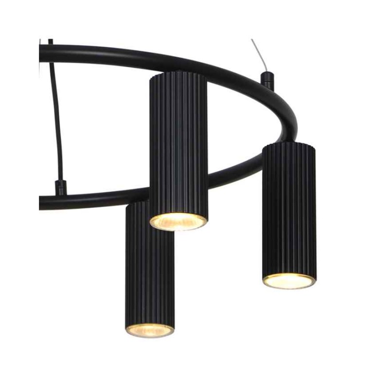 Подвесной светильник, люстра Nordlux 2512323003 Vico GU10 6x5W IP20 черный