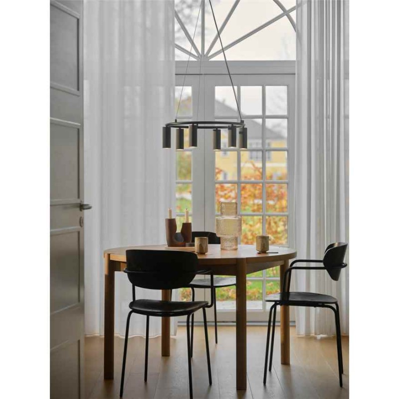 Подвесной светильник, люстра Nordlux 2512323003 Vico GU10 6x5W IP20 черный