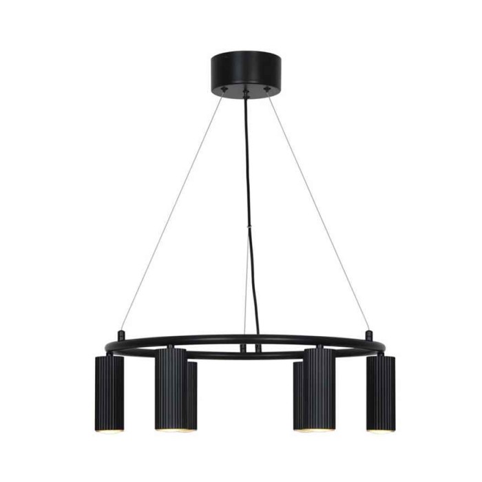Подвесной светильник, люстра Nordlux 2512323003 Vico GU10 6x5W IP20 черный