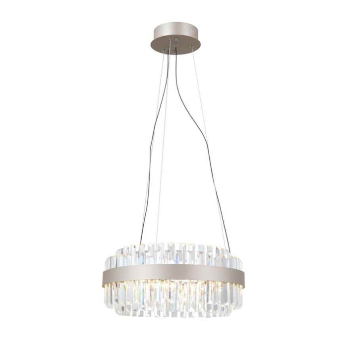 Люстра, подвесной светильник Italux PND-34386-1-CH-CL Horna Led 1x36W 3000K 2098Lm IP20 хром