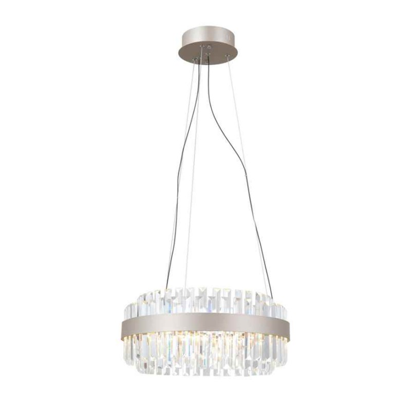 Люстра, підвісний світильник Italux PND-34386-1-CH-CL Horna Led 1x36W 3000K 2098Lm IP20 хром