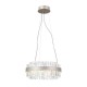Люстра, підвісний світильник Italux PND-34386-1-CH-CL Horna Led 1x36W 3000K 2098Lm IP20 хром
