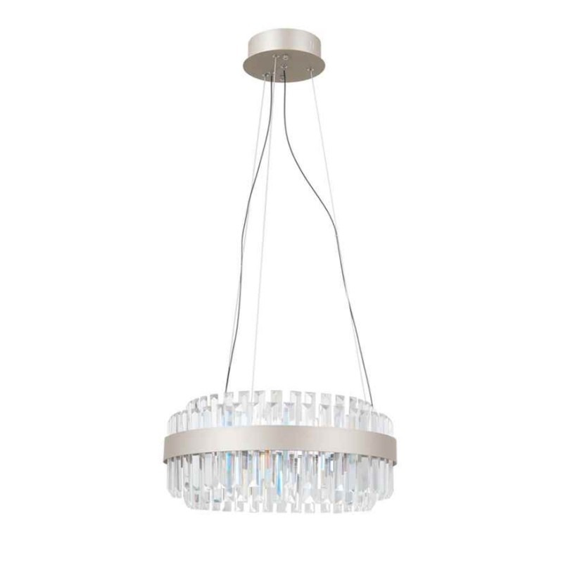 Люстра, підвісний світильник Italux PND-34386-1-CH-CL Horna Led 1x36W 3000K 2098Lm IP20 хром