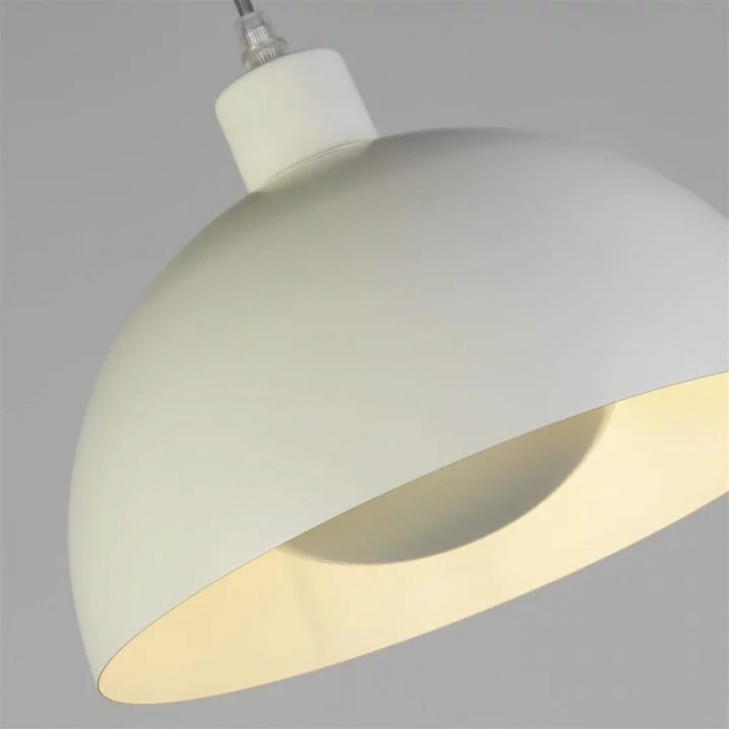 Підвісний світильник Searchlight 35411CR Mars 1LT Pendant, Matt Cream Metal & Cream Inner