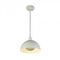 Підвісний світильник Searchlight 35411CR Mars 1LT Pendant, Matt Cream Metal & Cream Inner