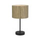 Настольная лампа Searchlight EU49712BK Meadow 1Lt Table Lamp, Natural Grass Shade and Black Metal