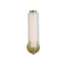 Бра Searchlight 26253SB Mod LED Wall Light, Satin Brass Metal, Opal Acrylic & Clear, 8 Вт, 710 лм, 3000К