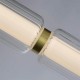 Підвісний світильник Searchlight 26254SB Mod LED Pendant, Satin Brass Metal, Opal Acrylic & Clear Gla, 26 Вт, 2402 лм, 3000К