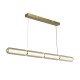 Підвісний світильник Searchlight 26254SB Mod LED Pendant, Satin Brass Metal, Opal Acrylic & Clear Gla, 26 Вт, 2402 лм, 3000К