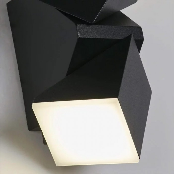 Настінний світильник Searchlight 36170BK Montana LED Outdoor Wall Light, Black, 12 Вт, 680 лм, 3000К
