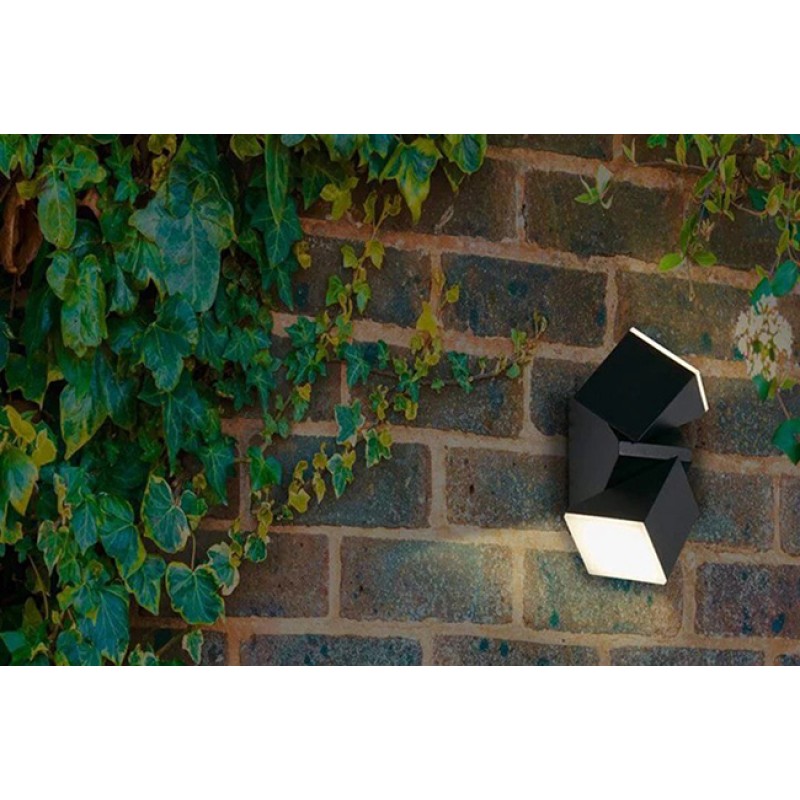 Настінний світильник Searchlight 36170BK Montana LED Outdoor Wall Light, Black, 12 Вт, 680 лм, 3000К
