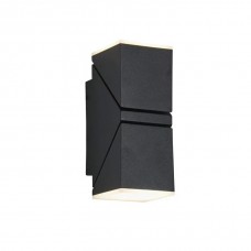 Настінний світильник Searchlight 36170BK Montana LED Outdoor Wall Light, Black, 12 Вт, 680 лм, 3000К