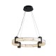 Люстра Searchlight 10868-1BK Moonbeam LED Pendant, Black Metal & Marbleised Resin, 29 Вт, 1546 лм, 3000К