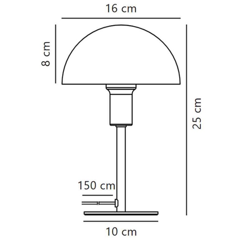 Настольная лампа Nordlux 2213745002 Ellen E14 1x40W IP20 бордовая