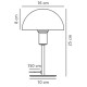 Настольная лампа Nordlux 2213745002 Ellen E14 1x40W IP20 бордовая