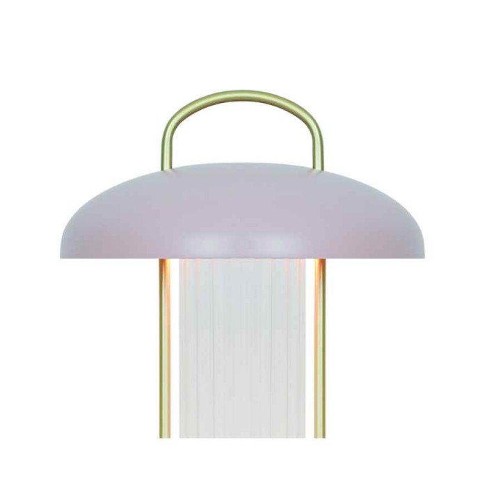 Настольная лампа с аккумулятором Nordlux 2512505057 Mirano LED 1x3W 3000K 150Lm IP20 розовая