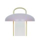 Настольная лампа с аккумулятором Nordlux 2512505057 Mirano LED 1x3W 3000K 150Lm IP20 розовая