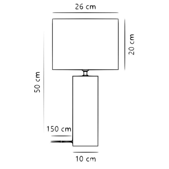 Настольная лампа Nordlux 2512625001 Antiga E27 1x60W IP20 белая