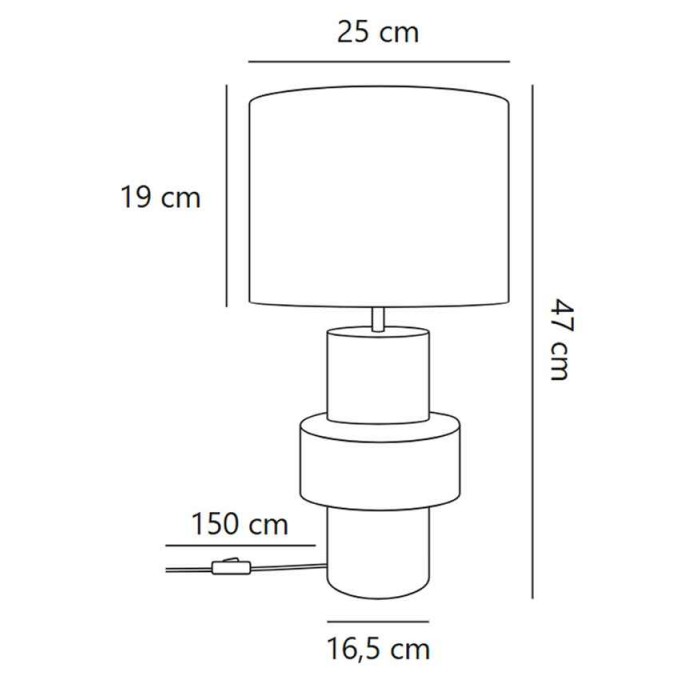 Настольная лампа Nordlux 2512655009 Dugan E14 1x40W IP20 белая