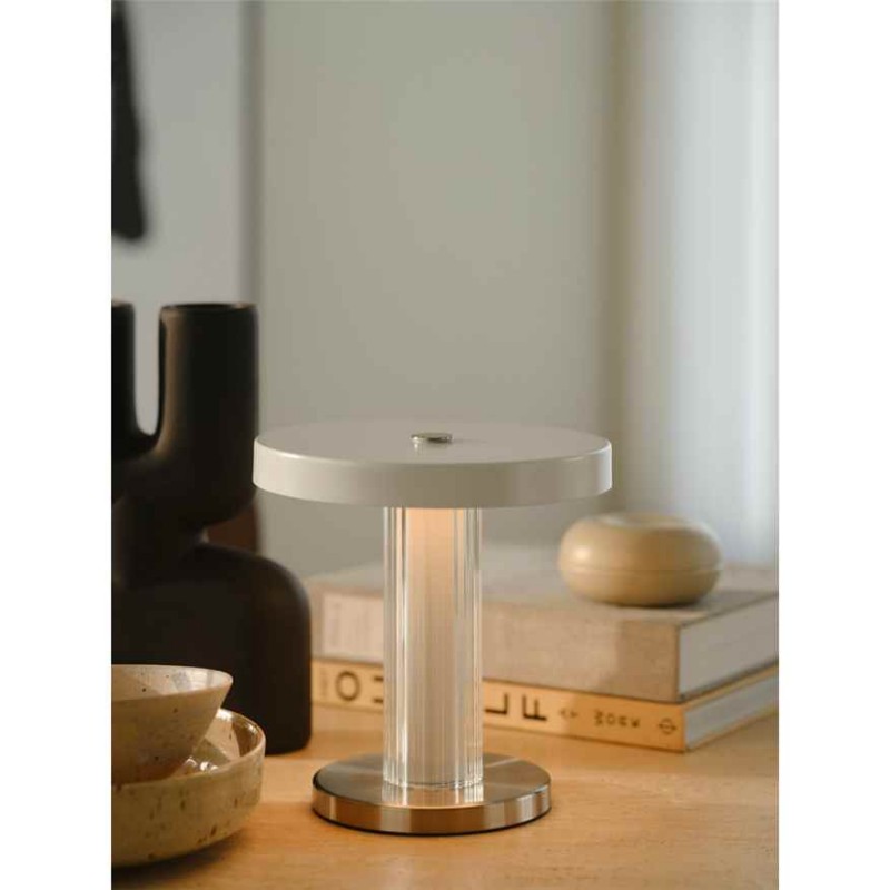 Настольная лампа с аккумулятором Nordlux 2520135001 Trezzi LED 1x5W 3000K 225Lm IP20 белая