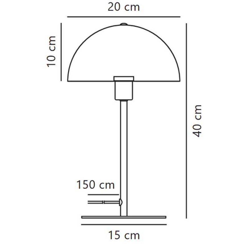 Настольная лампа Nordlux 48555013 Ellen E14 1x40W IP20 зеленая