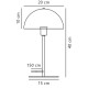 Настольная лампа Nordlux 48555013 Ellen E14 1x40W IP20 зеленая