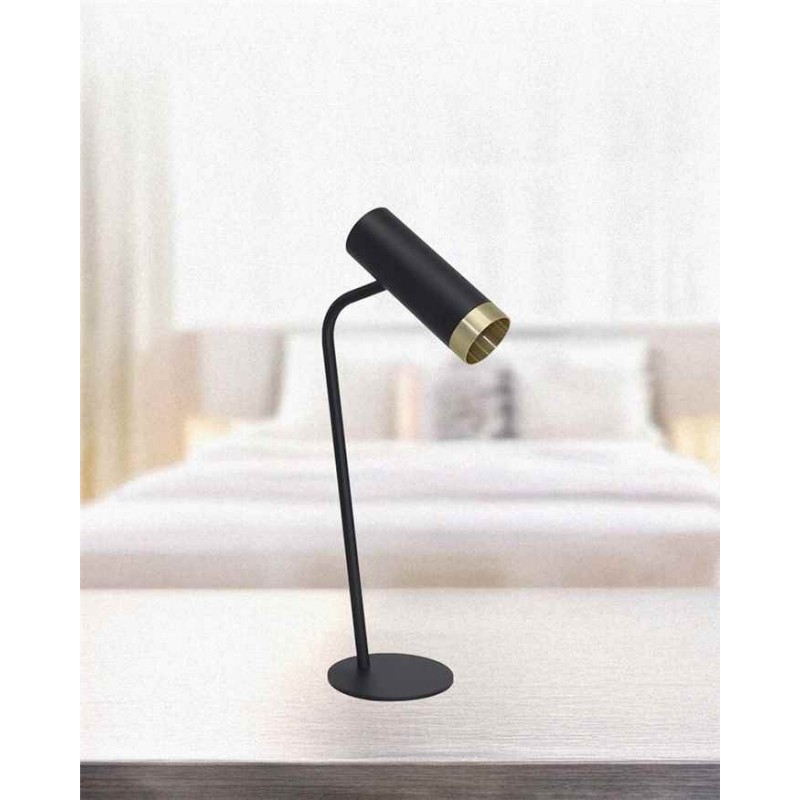 Настільна лампа Goldlux 326034 Fado GU10 1x10W IP20 чорна