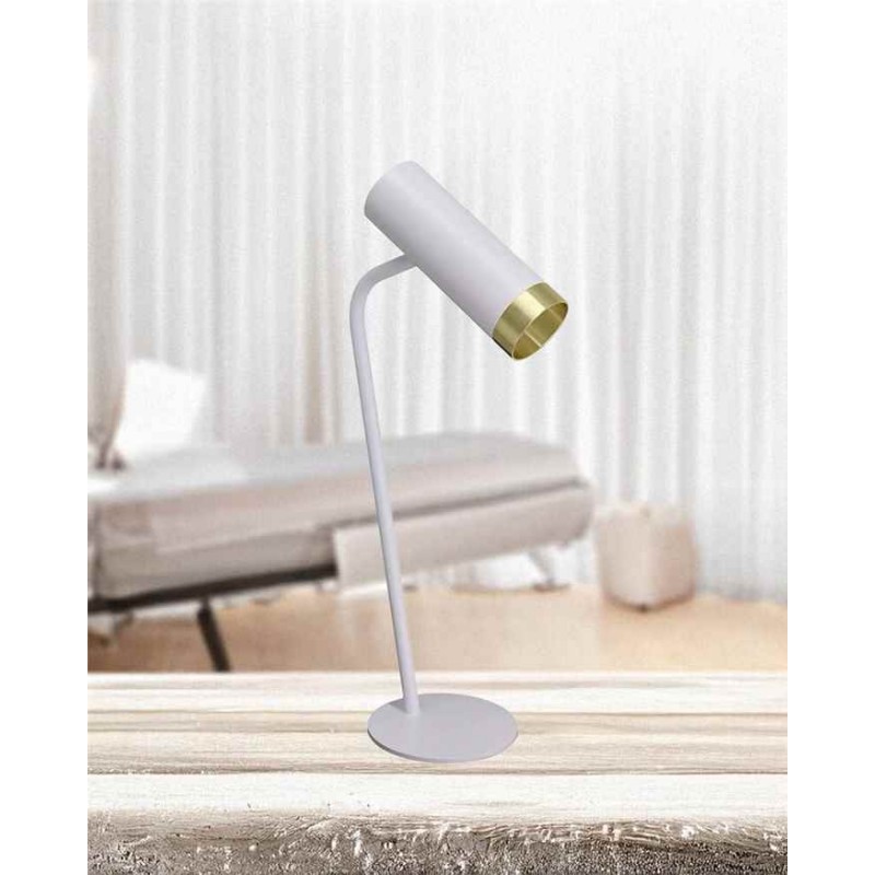 Настільна лампа Goldlux 326553 Fado GU10 1x10W IP20 біла