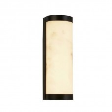 Подсветка для зеркала Searchlight 10889BK Nile LED Wall Light, Matt Black Metal & Marrbleised Resin, 12 Вт, 370 лм, 3000К