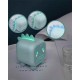 Ночник, настольная лампа с будильником Goldlux 331786 Filip LED 1x1.5W RGB IP20 зеленая