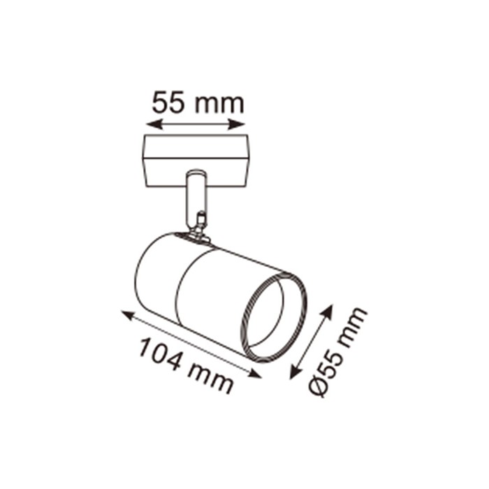 Бра - Zuma Line OB-2204BD-1-BK FORI